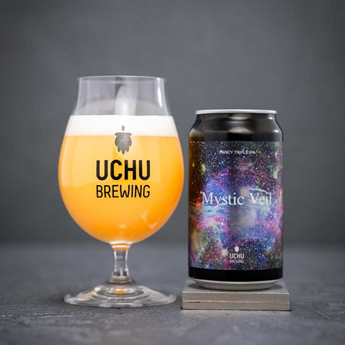 うちゅうブルーイング / ミスティック・ヴェール (Fancy Triple IPA) 350ml缶 [UCHU BREWING / Mystic Veil]