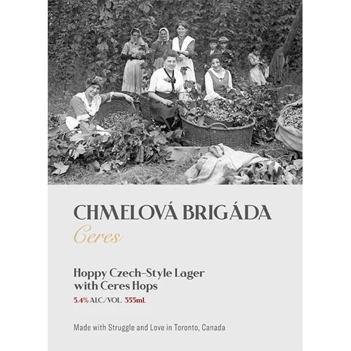 ゴッドスピード / フメロヴァ・ブリガーダ・セレス (Hoppy Czech Lager) 355ml缶 [Godspeed / Chmelová Brigáda: Ceres]