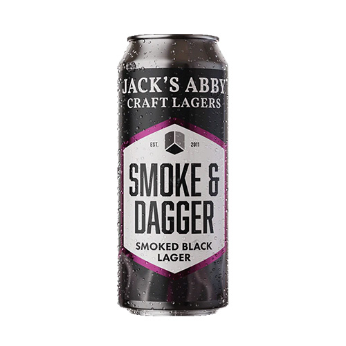 ジャックスアビー・クラフトラガーズ / スモーク & ダガー (Smoked Black Lager) 473ml缶 [Jack’s Abby Craft Lagers / Smoke & Dagger]