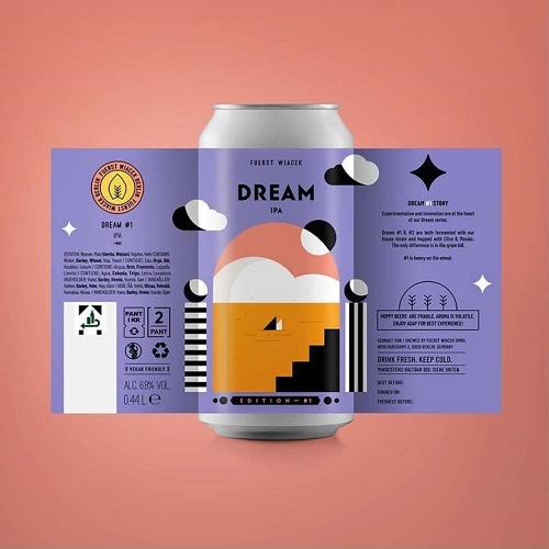 フュルスト ウィアチェク / ドリーム #1 (Hazy IPA) 440ml缶 [Fuerst Wiacek / Dream #1]