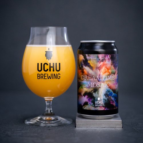 うちゅうブルーイング / ドリームタイム モザイク (DDH Oat Cream TIPA) 350ml缶 [UCHU BREWING / DREAMTIME MOSAIC]