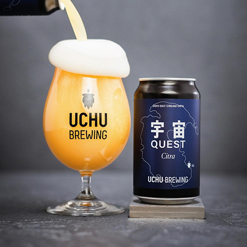 うちゅうブルーイング / 宇宙QUEST Citra (DDH Oat Cream DIPA) 350ml缶 [UCHU BREWING / UCHU QUEST Citra]