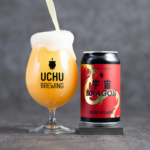 うちゅうブルーイング / 宇宙ドラゴン (DDH Hazy Pale Ale) 350ml缶 [Uchu Brewing / UCHU DRAGON]