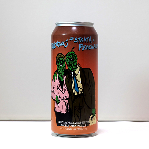 ホップブッチャー・フォー・ザ・ワールド / ジ・アドベンチャー・オブ・ストラータ・アンド・ピーチャリン (Double New England IPA) 473ml缶 [Hop Butcher For The World / The Adventures of Strata and Peacharine]