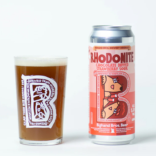 ビッグハンドブロス / ロードナイト (薔薇輝石) (Chocolate-dipped Strawberry Sour) 500ml缶 [Bighand Bros. Beer / Rhodonite]
