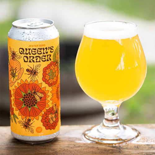ジェスターキング / クイーンズオーダー (Farmhouse Ale with Honey and Lemon Peel) 473ml缶 [Jester King / Queen’s Order]