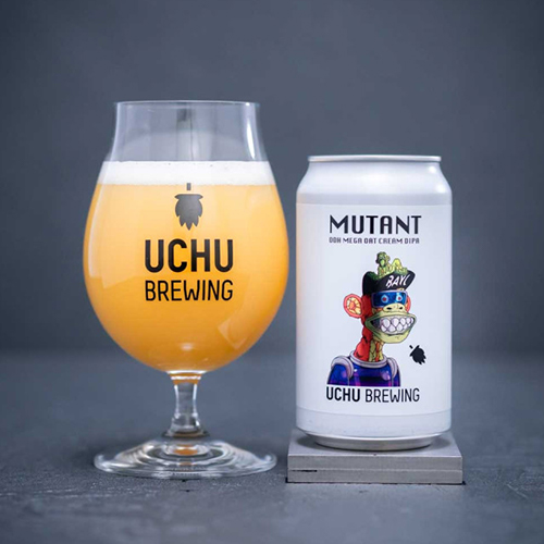 うちゅうブルーイング / ミュータント (DDH Mega Oat Cream DIPA) 350ml缶 [UCHU BREWING / MUTANT]