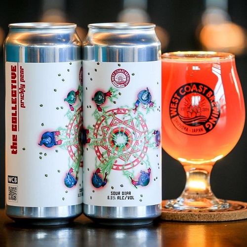 ウエストコーストブルーイング / ザ コレクティブ: プリックリーペア (Sour DIPA) 500ml缶 [West Coast Brewing / The Collective: Prickly Pear]