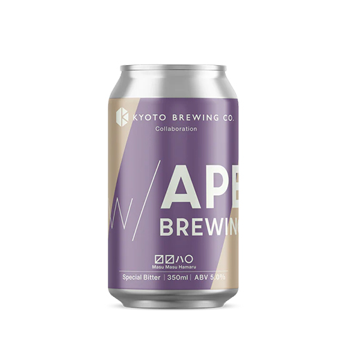 京都醸造 x エイプブルーイング / 〼〼ハ〇 (Special Bitter) 350ml缶 [Kyoto Brewing Co. x Ape Brewing / Masu Masu Hamaru]