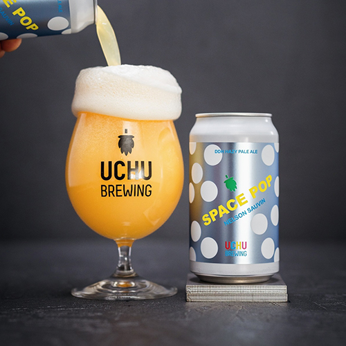 うちゅうブルーイング / スペースポップ・ネルソンソーヴィン (DDH Hazy Pale Ale) 350ml缶 [UCHU BREWING / SPACE POP NELSON SAUVIN]