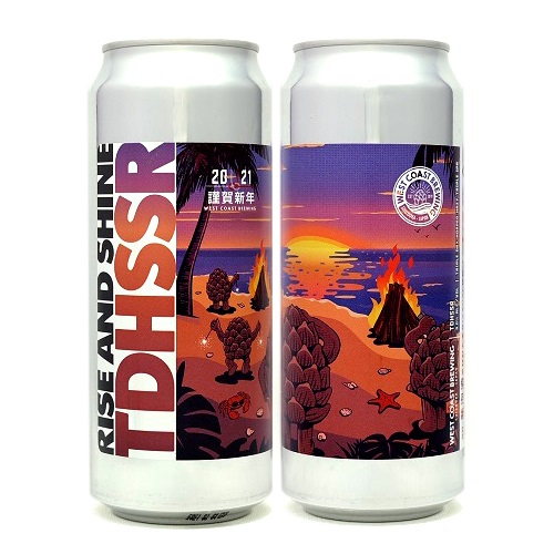 ウエストコーストブルーイング / TDHSSR 2021 500ml缶 [West Coast Brewing / TDHSSR 2021 First Sunrise Edition]