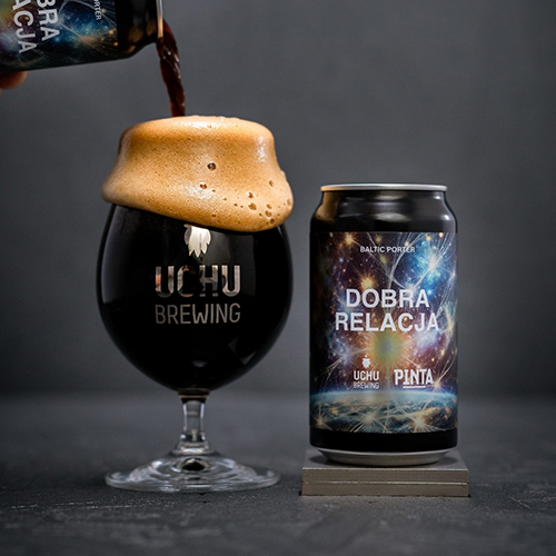 うちゅうブルーイング x ピンタブルワリー / ドブラ・レラツィア (Baltic Porter) 350ml缶 [UCHU BREWING x PINTA Brewery / DOBRA RELACJA]
