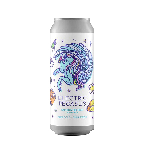 ヒドゥンスプリングス / エレクトリックペガサス (Rainbow Sherbet Sour Ale) 473ml缶 [Hidden Springs / Electric Pegasus]