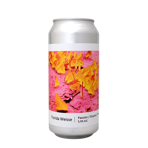 ポパン / フロリダヴァイセ (パッションフルーツ、グアバ、ベジタリアンピメント) (Berliner Weisse) 440ml缶 [Popihn / Florida Weisse (Goyave, Passion, & Piment V&eacute;g&eacute;tarien)]