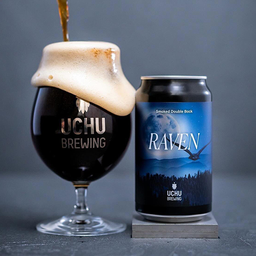 うちゅうブルーイング / レイヴン (Smoked Double Bock) 350ml缶 [UCHU BREWING / RAVEN]