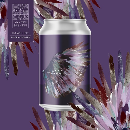 インクホーンブルーイング / ホークリング (Imperial Porter) 350ml缶 [Inkhorn Brewing / Hawkling]