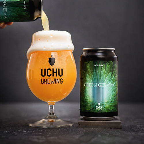 うちゅうブルーイング / グリーンジェラート (DDH DIPA) 350ml缶 [UCHU BREWING / GREEN GERATO]