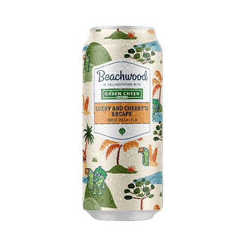 (空輸) ビーチウッド / ラッキー&チーキーズ・エスケープ (India Pale Ale) 473ml缶 [Beachwood Brewing / Lucky & Cheeky’s Escape]
