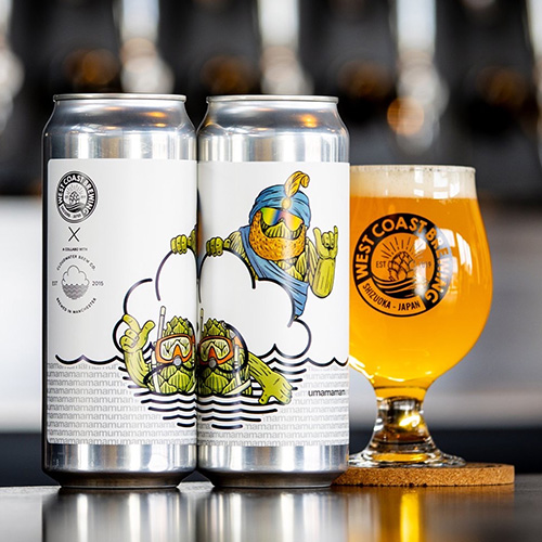 ウエストコーストブルーイング / ウマンマンマン (Hazy Double IPA) 510ml缶 [West Coast Brewing / umamamam]