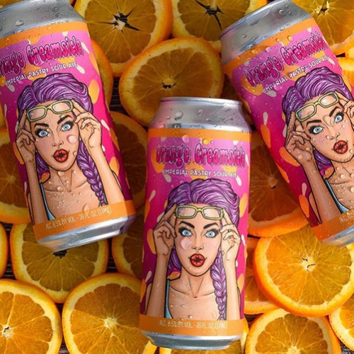 ワイルドバレル / オレンジ クリームシクル (Imperial Pastry Sour) 473ml缶 [Wild Barrel Brewing / Orange Creamsicle]