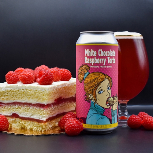 ワイルドバレル / ホワイト チョコレート ラズベリー トルテ (Imperial Pastry Sour) 473ml缶 [Wild Barrel Brewing / White Chocolate Raspberry Torte]