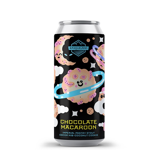 バスクランド / チョコレート マカロン (Imperial Pastry Stout) 440ml缶 [Basqueland Brewing / Chocolate Macaroon]