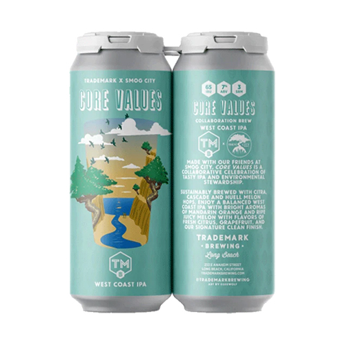 トレードマーク x スモッグシティ / コアバリューズ (West Coast IPA) 473ml缶 [Trademark x Smog City / Core Values]