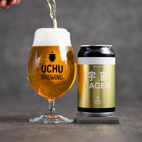 うちゅうブルーイング / 宇宙LAGER (Helles) 350ml缶 [UCHU BREWING / UCHU LAGER]