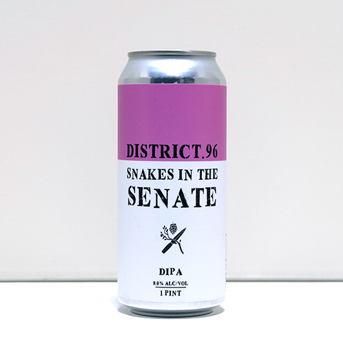 ディストリクト96・ビアファクトリー / スネークス・イン・ザ・セニト (New England DIPA) 473ml缶 [DISTRICT.96 Beer Factory / Snakes In the Senate]