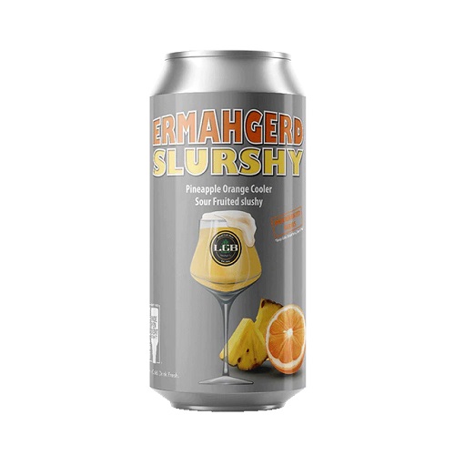 ローカルクラフトビール / オーマイガースラーシー! パイナップル オレンジ クーラー (Fruited Smoothie Sour) 473ml缶 [Local Craft Beer / Ermahgerd Slurshy Pineapple Orange Cooler]