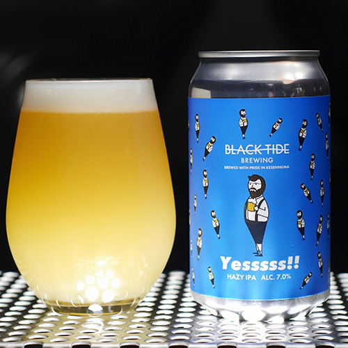 ブラックタイドブリューイング / イエス!! (Hazy IPA) 370ml缶 [Black Tide Brewing / Yesssss!!]