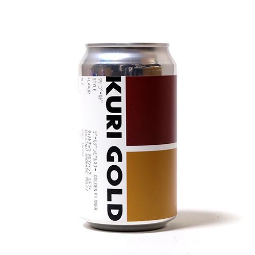 クラフトバンク / クリゴールド (Golden Pilsner with Marron) 350ml缶 [CRAFT BANK / KURI GOLD]