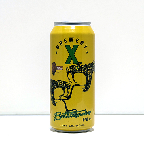ブルワリーエックス / バトルスネークス (Bohemian Pilsner) 473ml缶 [Brewery X / Battlesnakes]