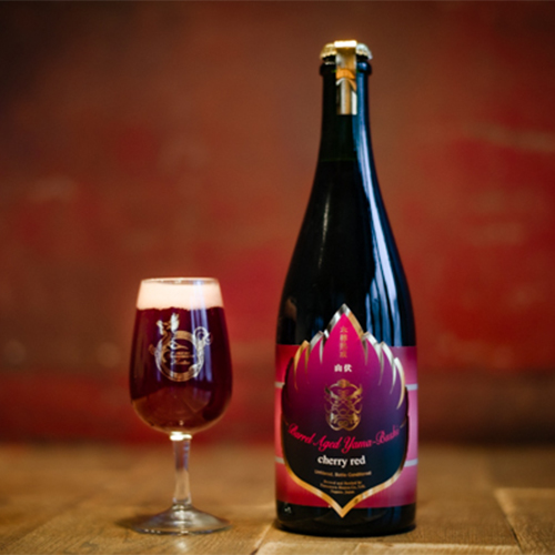 玉村本店 / 木樽熟成 山伏 “チェリーレッド” 750ml瓶 [Tamamura Honten / Barrel Aged Yama-Bushi “cherry red”]