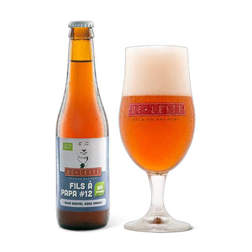 ドゥ・ライト / フィス・ア・パパ No.12 BIO (Whisky Barrel Aged Sour Amber) 330ml瓶 [De Leite / Fils &agrave; Papa No.12 BIO]