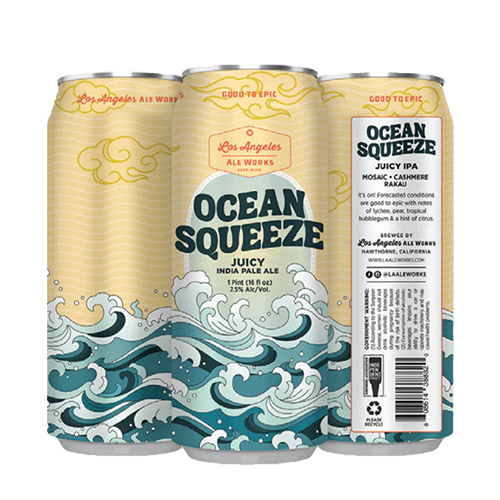 ロサンゼルスエールワークス / オーシャン・スクイーズ (Juicy IPA) 473ml缶 [Los Angeles Ale Works / Ocean Squeeze]