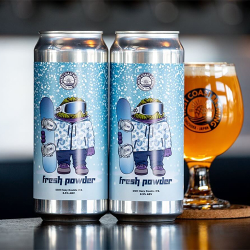 ウエストコーストブルーイング / フレッシュパウダー (DDH Hazy Double IPA) 510ml缶 [West Coast Brewing / Fresh Powder]