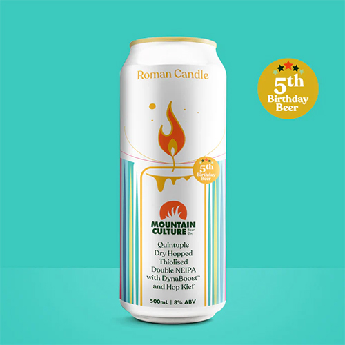 マウンテンカルチャー / ローマンキャンドル (Quintuple Dry Hopped Thiolised Double NEIPA) 500ml缶 [Mountain Culture / Roman Candle]