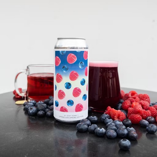 イーブルツインニューヨーク / イーティー・ステイホーム1 スプリング・ハズ・スプラング・エディション (Sour IPA) 473ml缶 [Evil Twin NYC / ET Stay Home 1 Spring Has Sprung Edition]