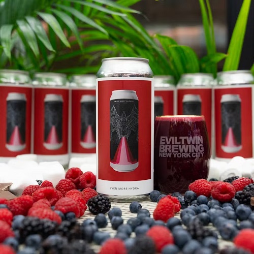 イーブルツインニューヨーク x モータリス / イーブン・モア・ハイドラ (Fruited Smoothie Sour) 473ml缶 [Evil Twin NYC x Mortalis Brewing / Even More Hydra]