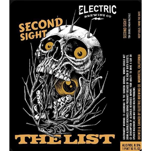 エレクトリックブルーイング / セカンドサイト (TDH Double IPA) 473ml缶 [Electric Brewing Co. / Second Sight]