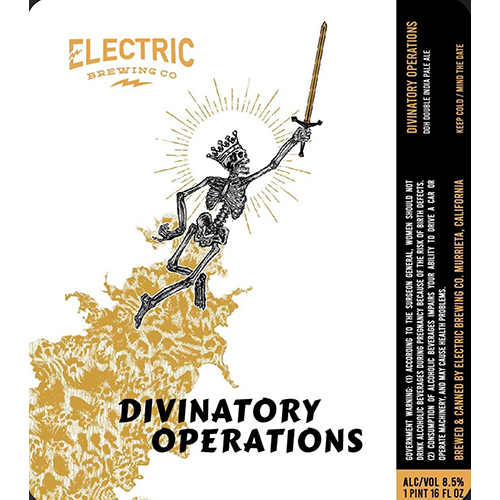 エレクトリックブルーイング / ディヴィナトリー・オペレーションズ (DDH Double IPA) 473ml缶 [Electric Brewing Co. / Divinatory Operations]