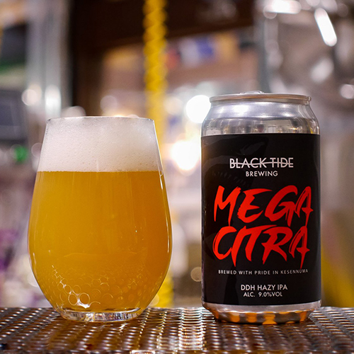 ブラックタイドブリューイング / メガシトラ (DDH Hazy IPA) 350ml缶 [Black Tide Brewing / Mega Citra]
