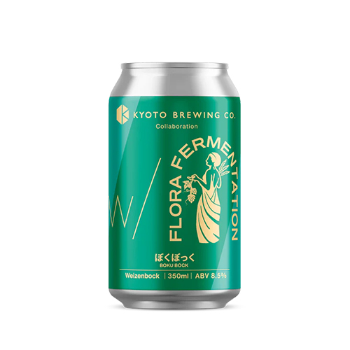 京都醸造 x フローラ ファーメンテーション / ぼくぼっく (Weizen Bock) 350ml缶 [Kyoto Brewing Co. x Flora Fermentation / BOKU BOCK]