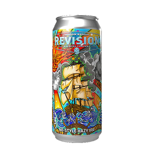 リヴィジョン x ムーンレイカー / 87ノッツ (NE Style Hazy IPA) 473ml缶 [Revision x Moon Raker / 87 Knots]