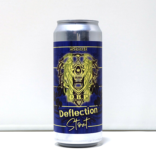 ユービーピーブルワリー / デフレクションスタウト (Dry Stout w/American Oak Chips) 500ml缶 [U.B.P Brewery / Deflection Stout]