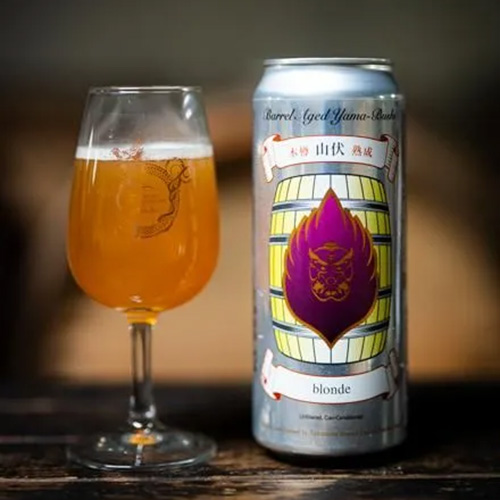 玉村本店 / 木樽熟成山伏 blonde (Barrel Aged Sour Blonde Ale) 500ml缶 [Tamamura Honten / Barrel Aged Yama-Bushi blonde]