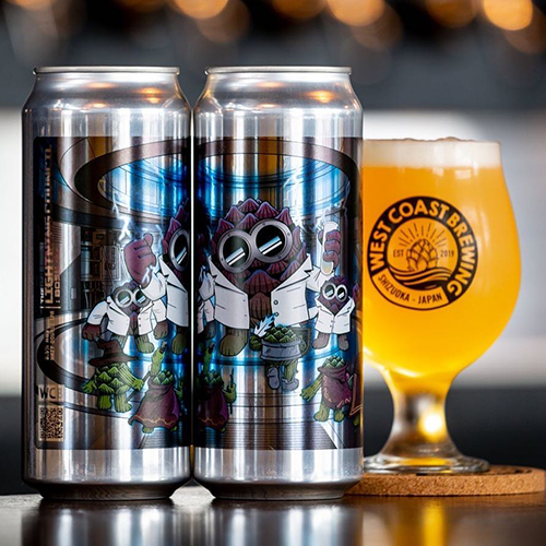 ウエストコーストブルーイング / ザ・ライトニング・カウンシル・ボス02 (Hazy Double IPA) 500ml缶 [West Coast Brewing / The Lightning Council : Boss 02]