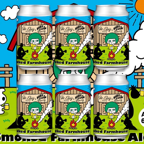 ビーイージーブルーイング / スモークドファームハウスエール 350ml缶 [Be Easy Brewing / Smoked Farmhouse Ale]