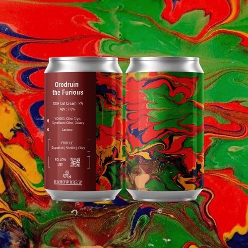 マホウブリュー / オロドルイン・ザ・フューリアス (DDH Oat Cream IPA) 340ml缶 [MAHOWBREW / Orodruin the Furious]